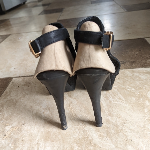 Jessica Simpson black used heels size 8 - Picture 5 of 5